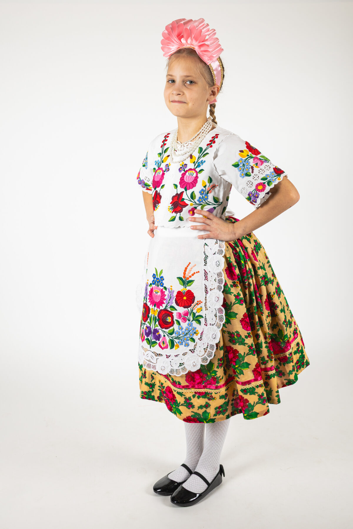 Rózsaszín bukros pántlika - Image 7
